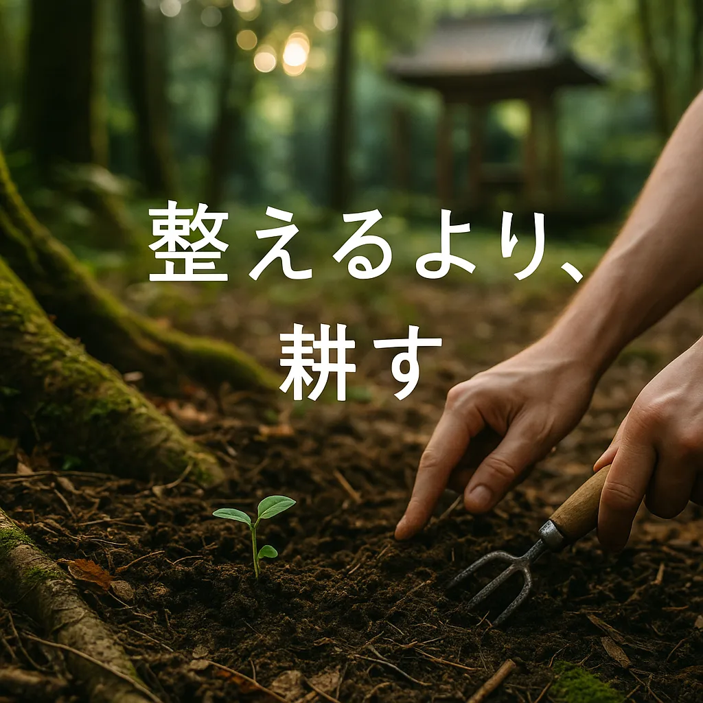 森の思考｜vol.3　整えるのではなく、耕すということ